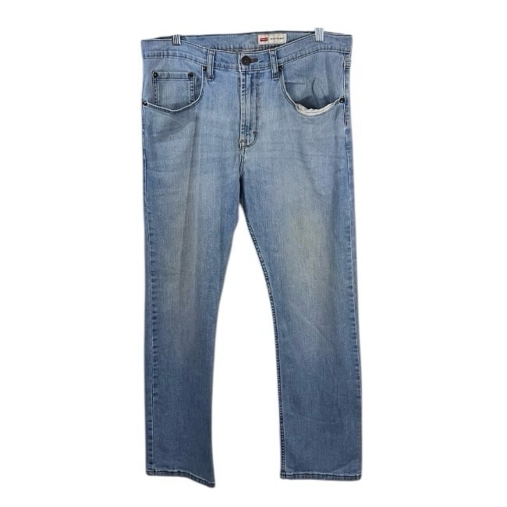 Wrangler Slim Straight Leg Men’s 34x30 Light Wash Jeans Premium Quality Comfort